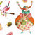 Djeco TOYS Djeco Stickers - Princess Tea Party