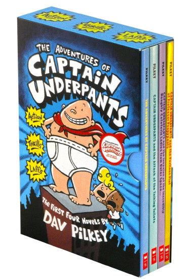 Captain Underpants Movie Box Set 1-4 – GoGoKids Toy Shop – Buy Toys ...